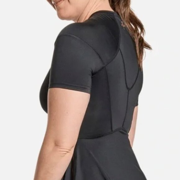 Tommie Copper Posture Short Sleeve & A Line Shoulder Compression Shirt Size M - Picture 10 of 12